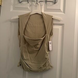 NWT Fitted Sleeveless Top - Sage Green